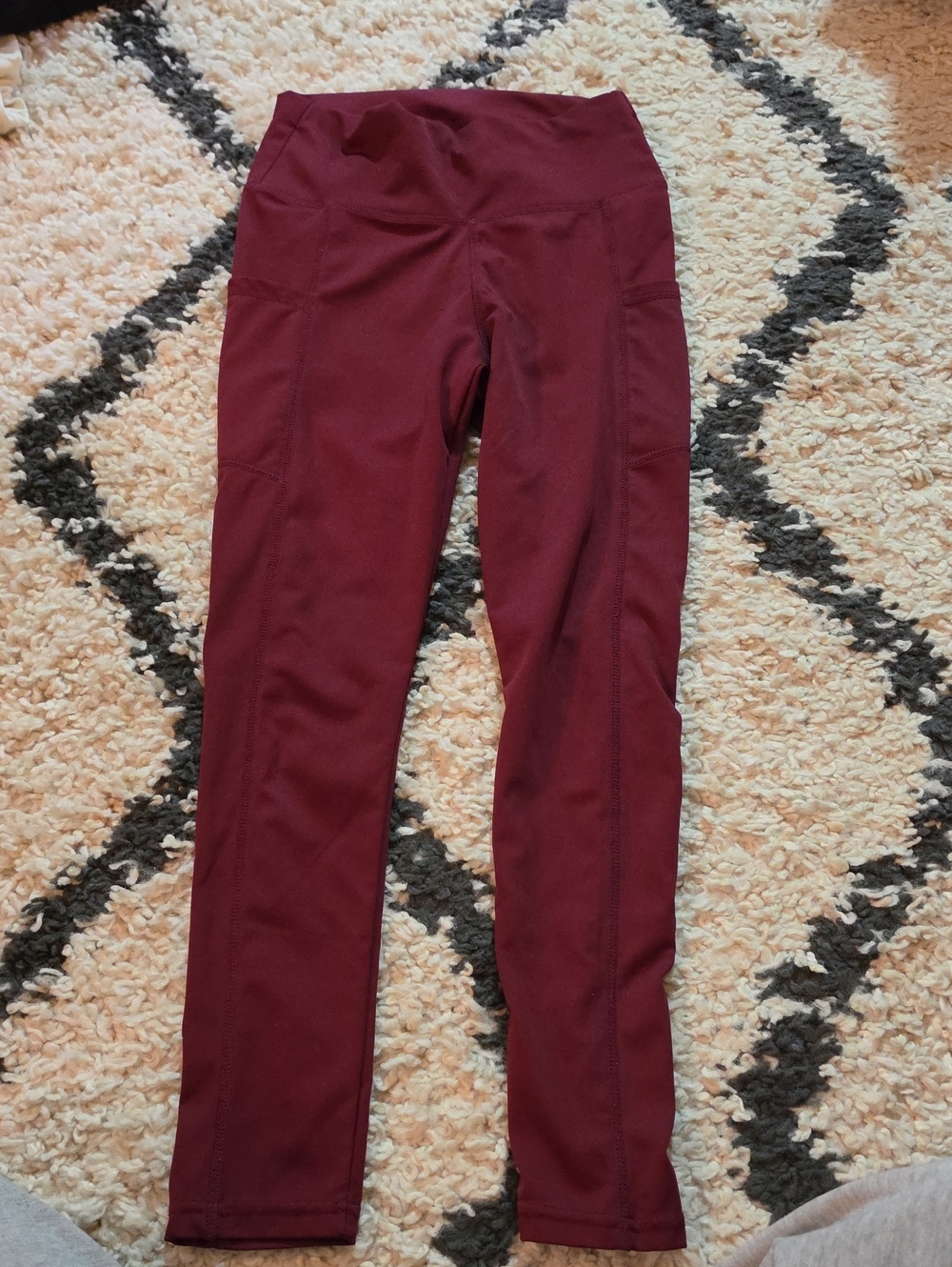 XS Wine-Colored Leggings